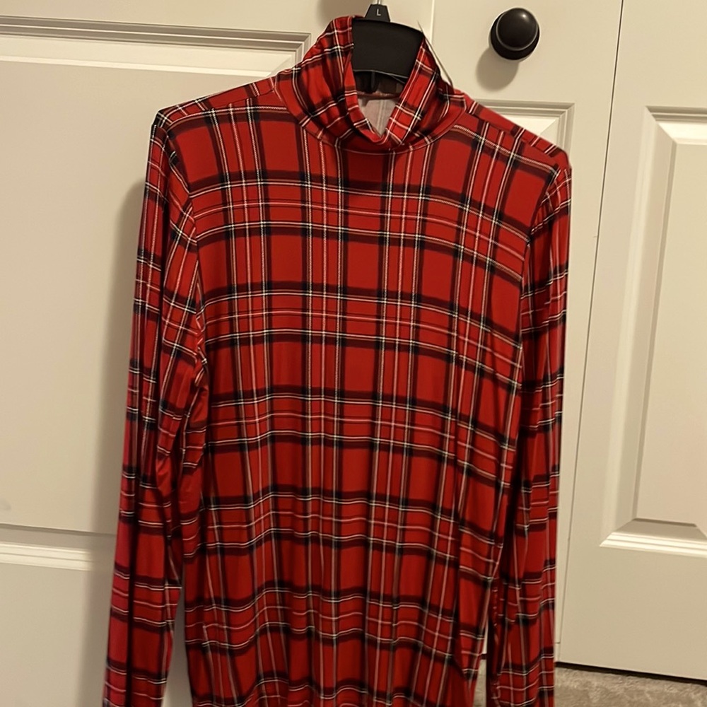 Loft plaid turtleneck